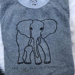 Jcrew Elephant Sweatshirt